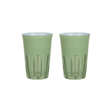 Sir Madam Rialto Tumbler Glass - Set of 2 - Pale Sage - SALE