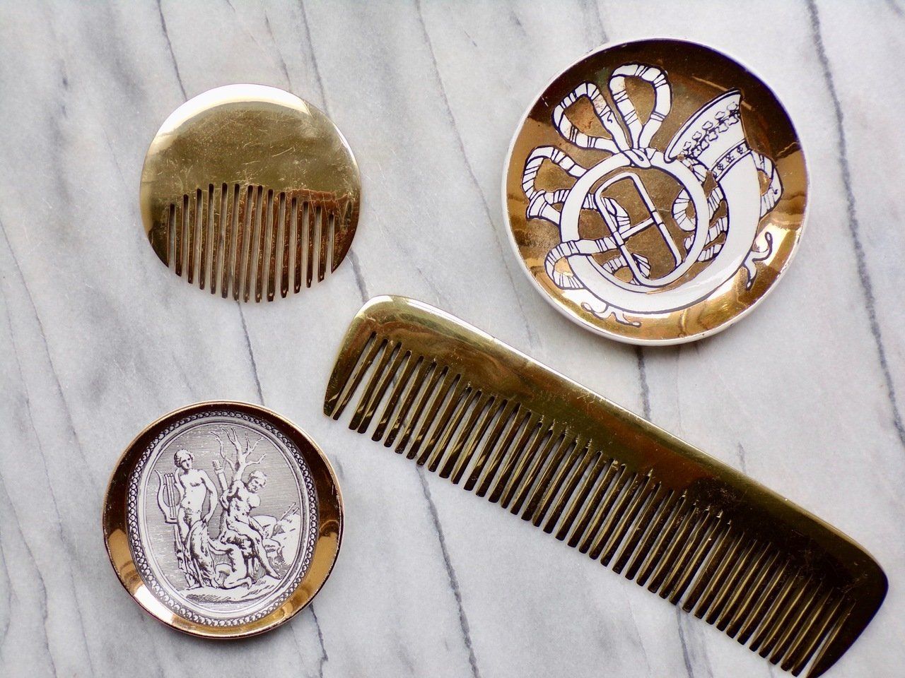 Siren Song Large Basic Brass Comb
