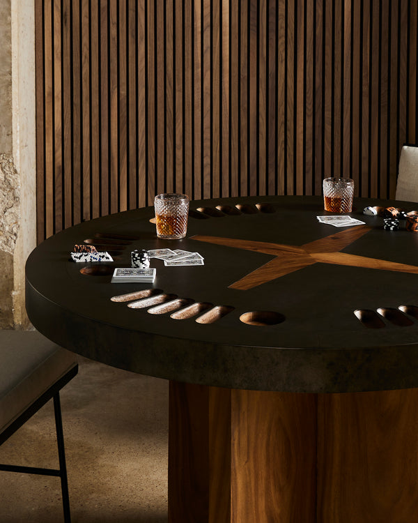 Four Hands Poker Table