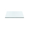 Villa & House Alessandra-Pascal 1-Drawer Side Table Glass Top