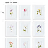 Napa Home & Garden Mountain Flower Petite Prints - Set of 9
