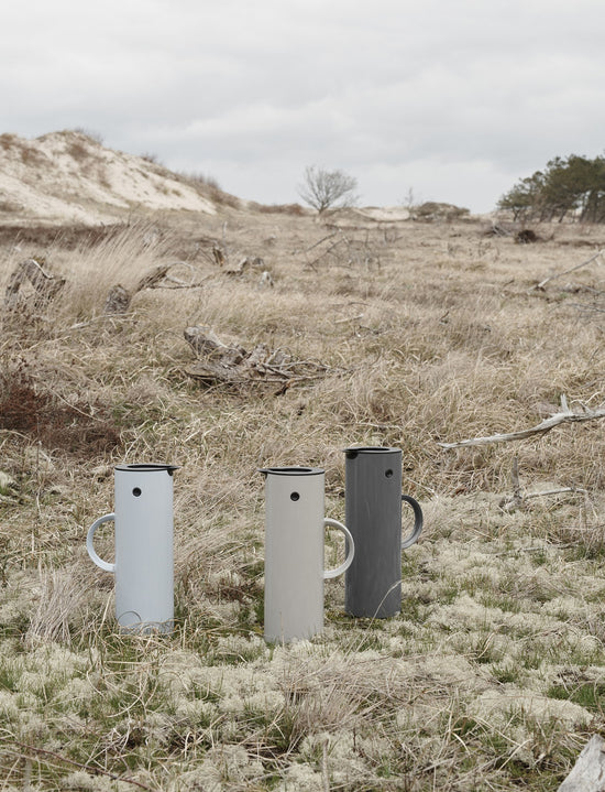 Stelton EM77 Vacuum Jug - 1 Liter - Light Grey - SALE