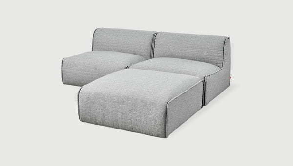 GUS Modern Nexus Modular 3-Pc Sectional Sofa