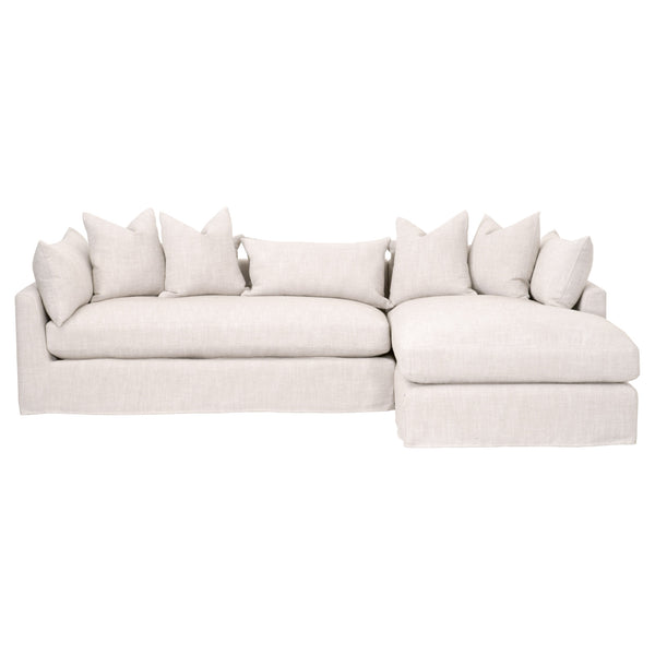 Essentials For Living Haven 110” Lounge Slipcover Sectional