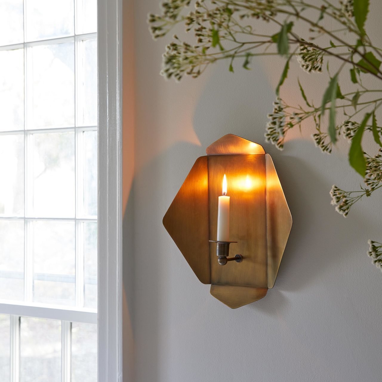 Sir Madam Quarterfold Candle Sconce - SALE