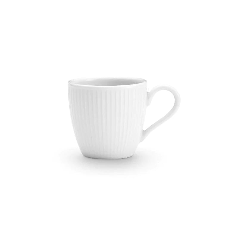 Pillivuyt Plisse Espresso Cup & Saucer - Set of 4 - SALE