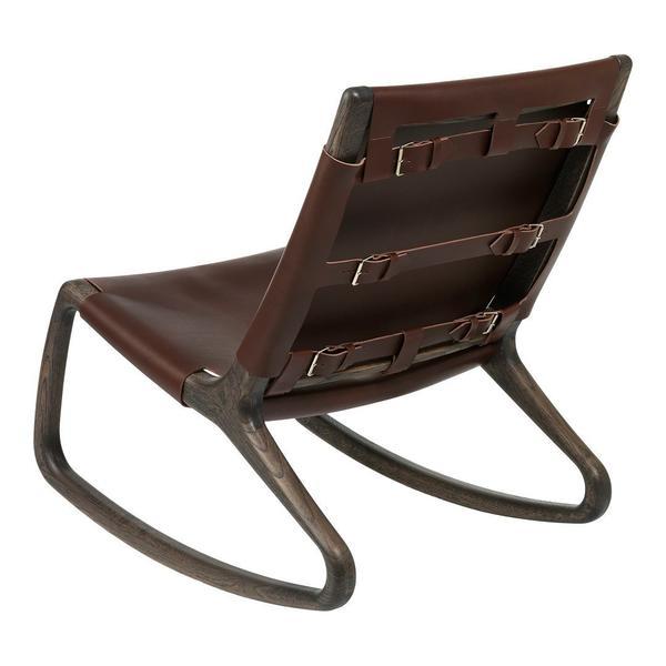 Mater Rocker Chair Whiskey Leather 