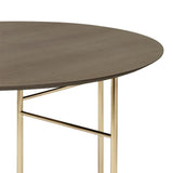 Ferm Living Mingle Table Top Round - 130cm Dark Stained Oak Veneer