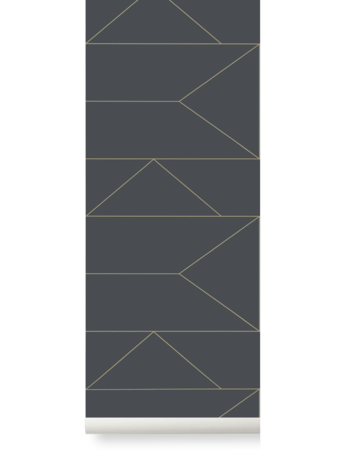 Ferm Living Lines Wallpaper Off-white