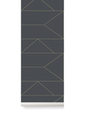 Ferm Living Lines Wallpaper Graphite