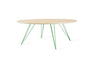 Tronk Williams Coffee Table - Oval Large Maple Green