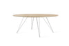 Tronk Williams Coffee Table - Oval Small Maple White