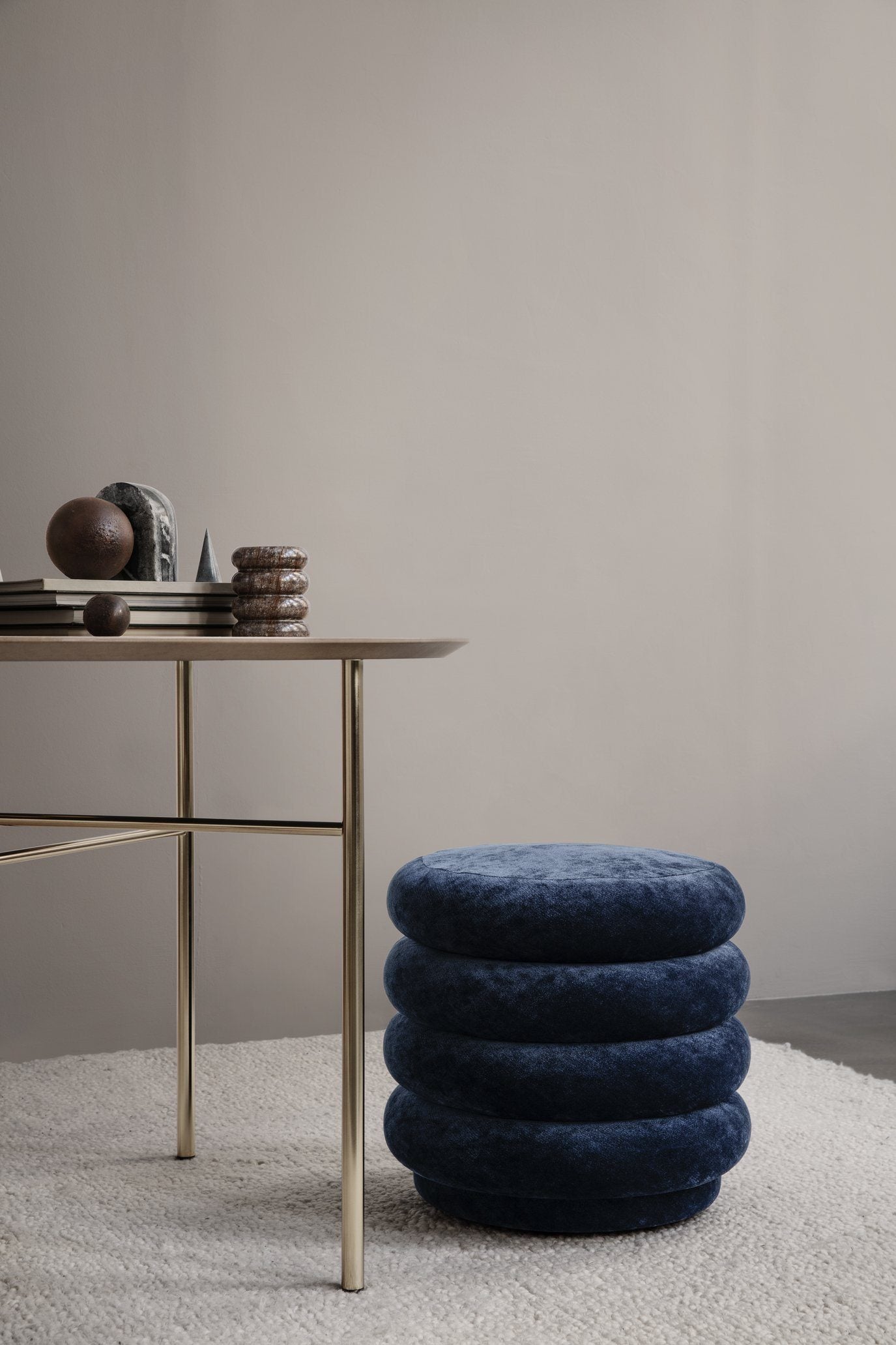 Ferm Living Mingle Table Legs - Metal | W68 Black