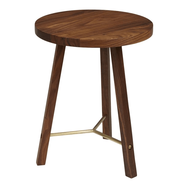 Another Country Side Table Two Ash Seat/Walnut Legs 