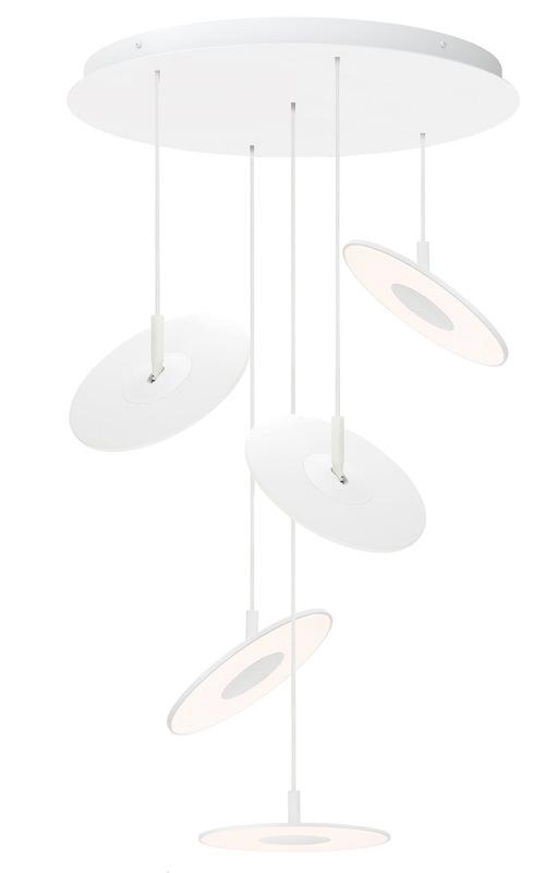 Pablo Circa Chandelier White Small 3 Lights
