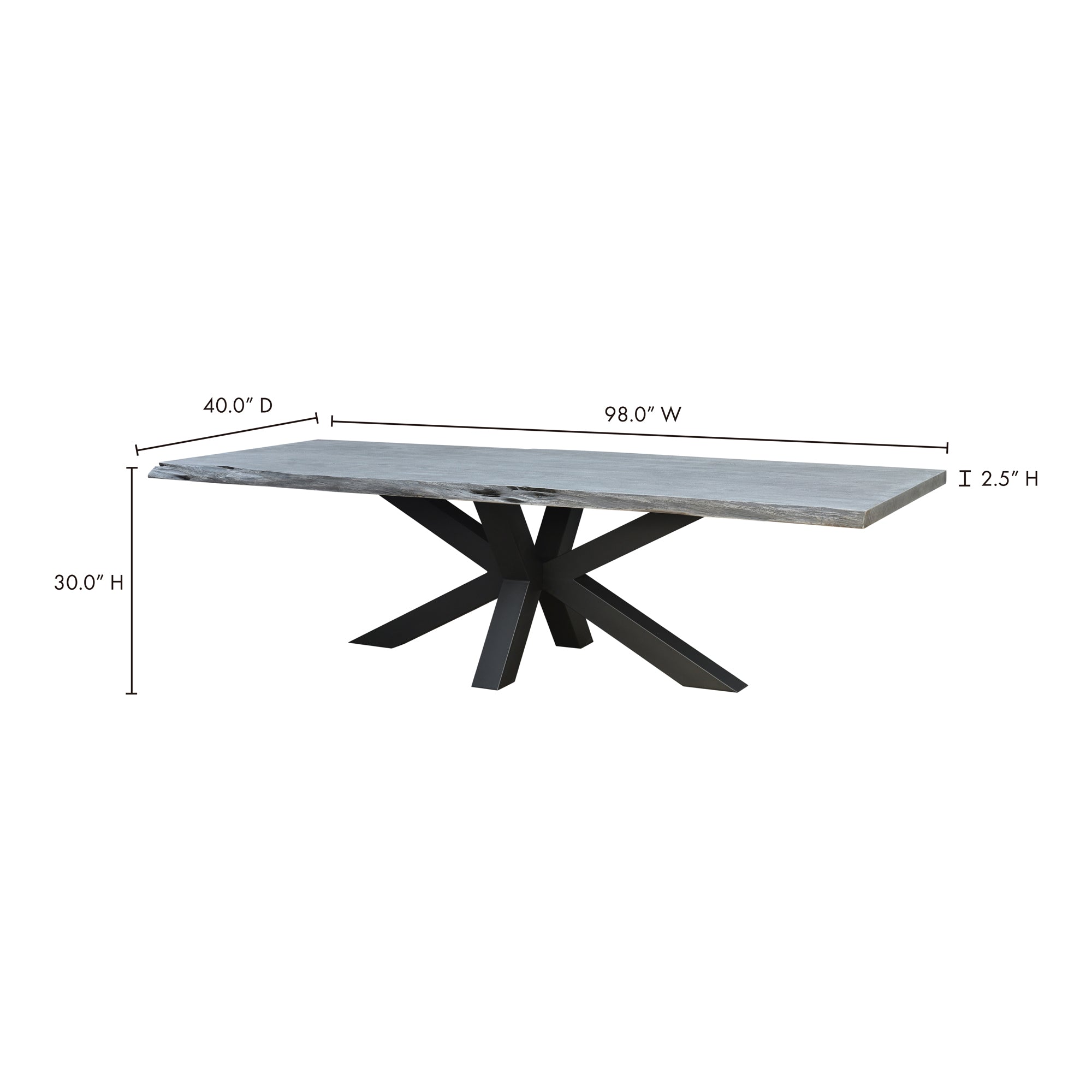 Moe's Edge Dining Table - Large