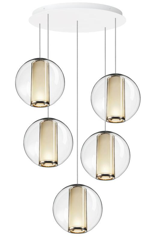 Pablo Bel Occhio Chandelier White 3 Lights