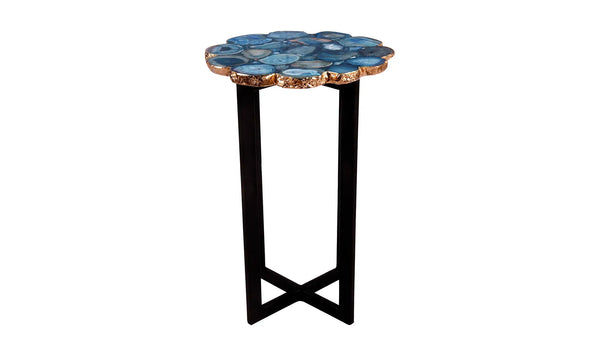 Moe's Azul Agate Accent Table