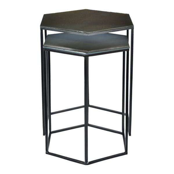 Moe's Polygon Accent Tables - Set of 2