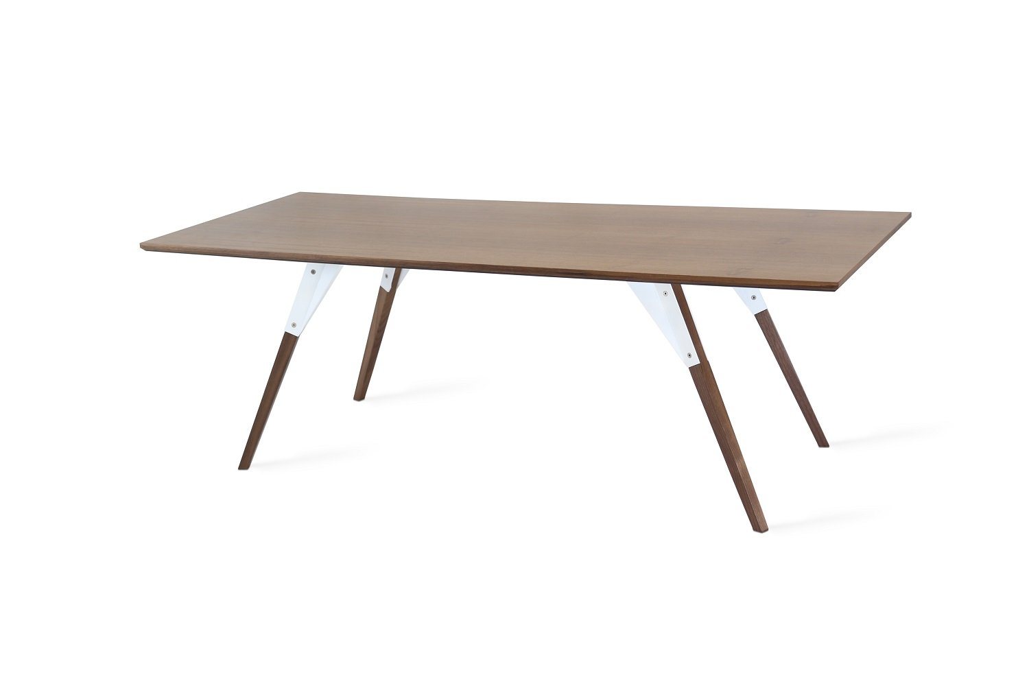 Tronk Clarke Coffee Table - Thin Rectangle Walnut Black