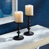 Napa Home & Garden Abacus Petite Candle Stands - Set of 2