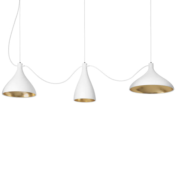 Pablo Swell String Mixed Linear Pendant - XL