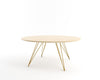 Tronk Williams Coffee Table - Oval Small Maple Mustard