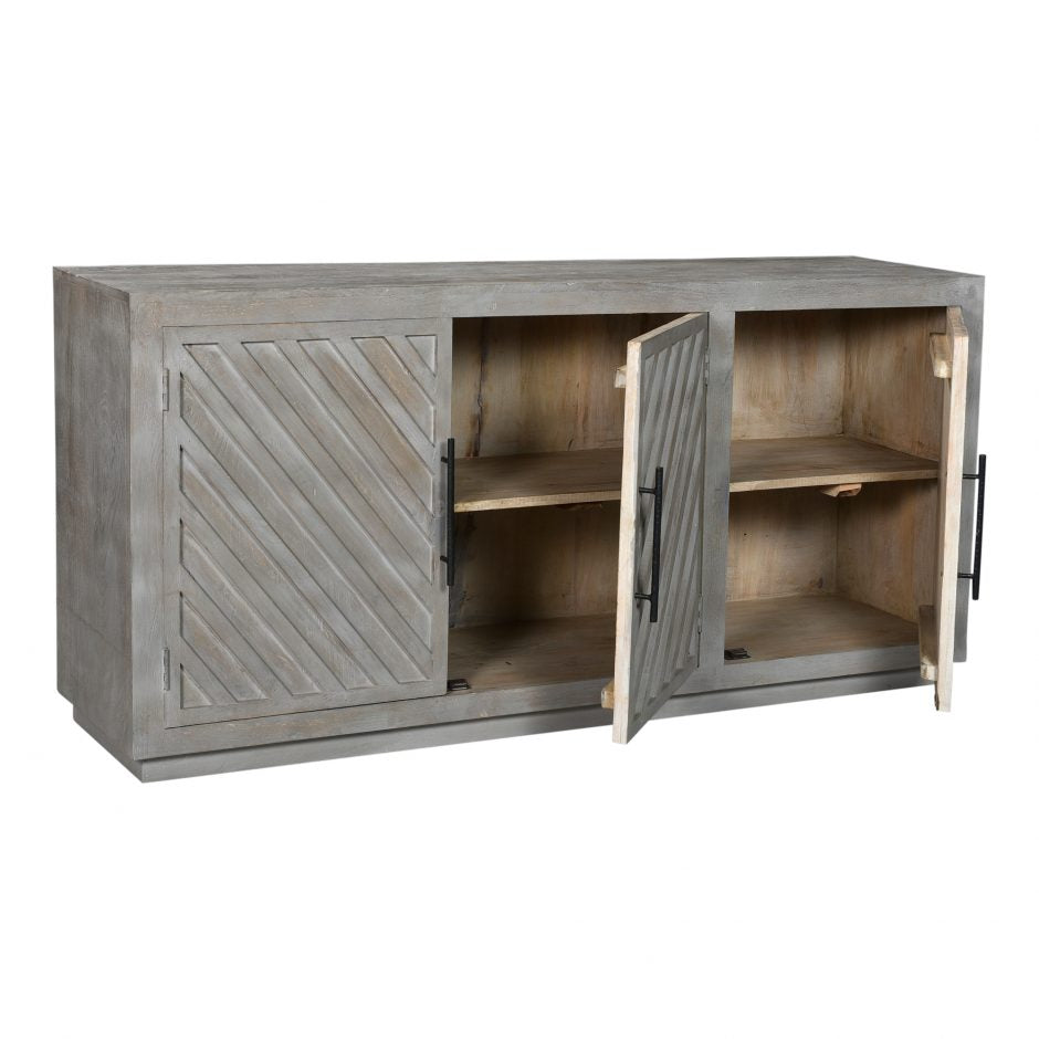 Moe's Columbus Three Door Sideboard