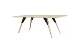 Tronk Clarke Coffee Table - Thin Rectangle Maple Black
