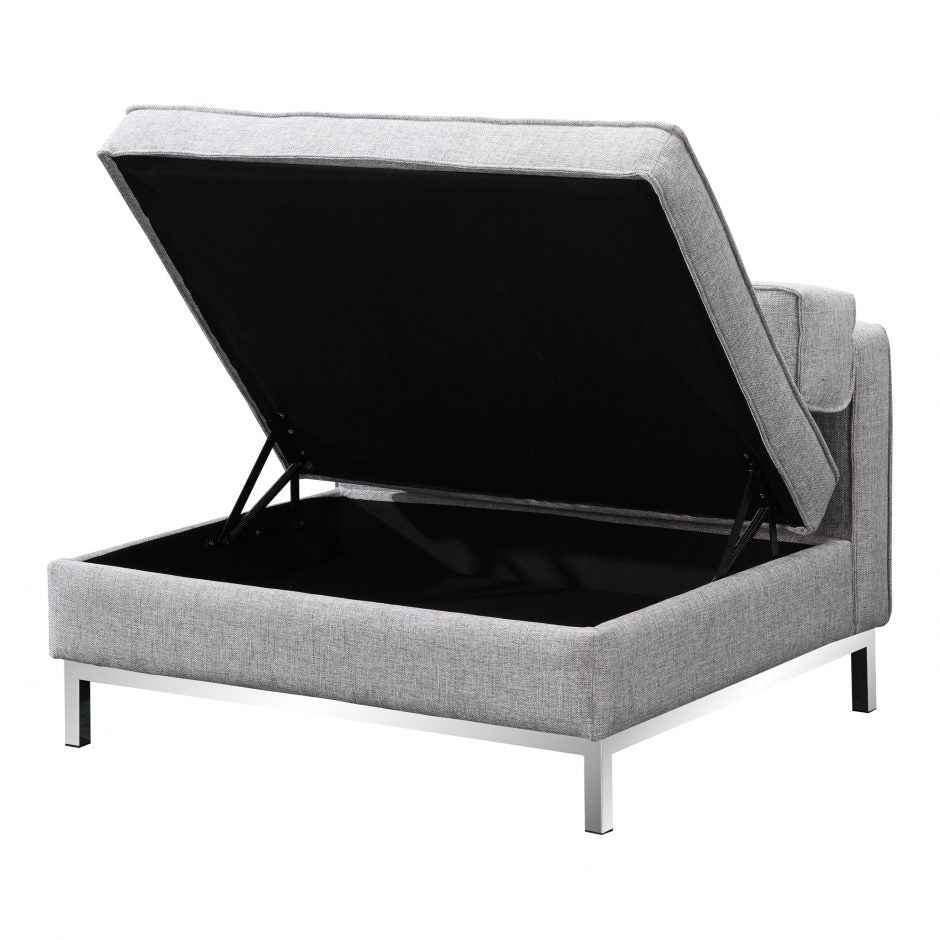 Moe's Covella Storage Ottoman