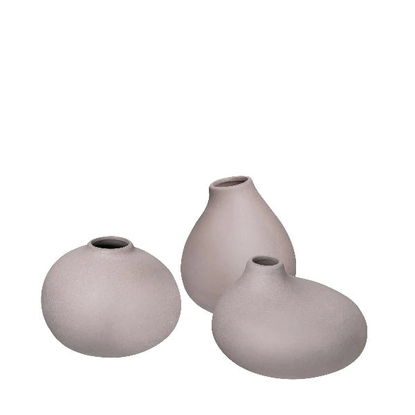 Blomus Nona Porcelain Mini Vases - Set of 3