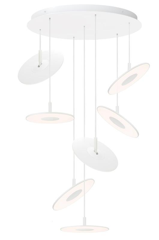 Pablo Circa Chandelier White Small 3 Lights