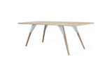 Tronk Clarke Coffee Table - Thin Rectangle Maple White