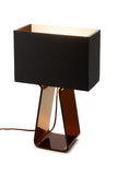Pablo Tubetop Table Lamp Charcoal & Charcoal Small