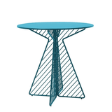 BEND The Cafe Table Electric Blue Round