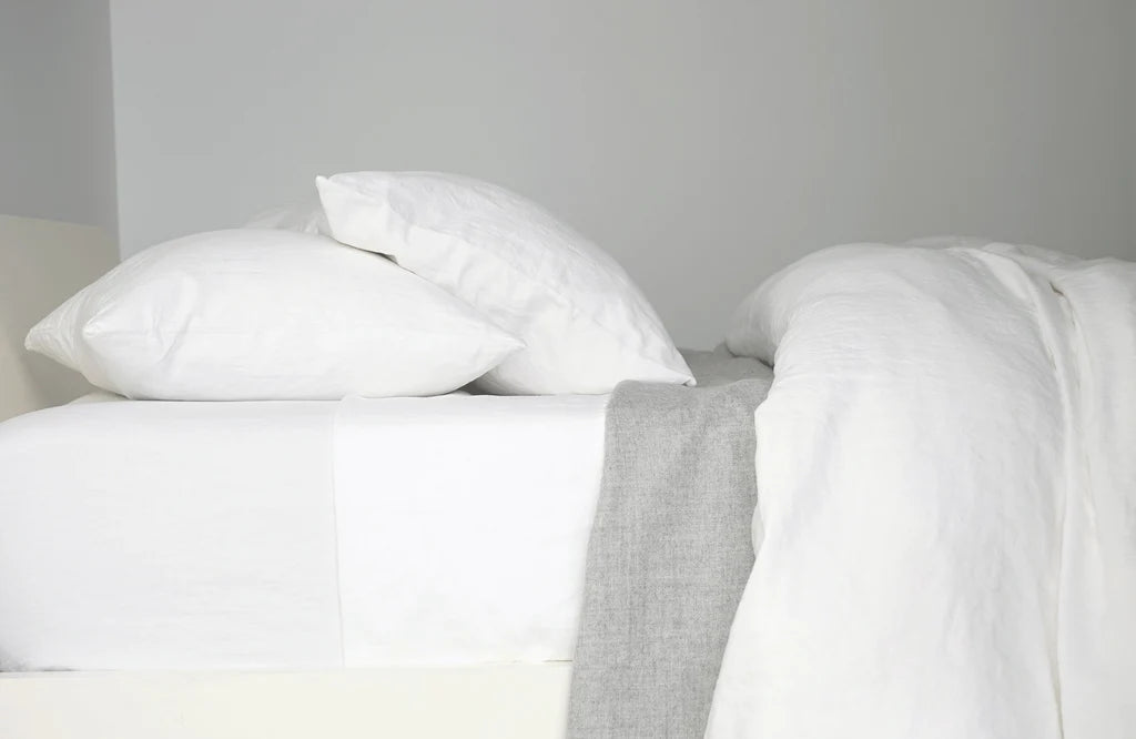 Area Eli French Back Linen & Cotton Pillowcases