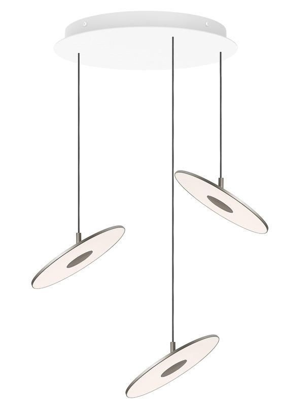 Pablo Circa Chandelier White Small 3 Lights