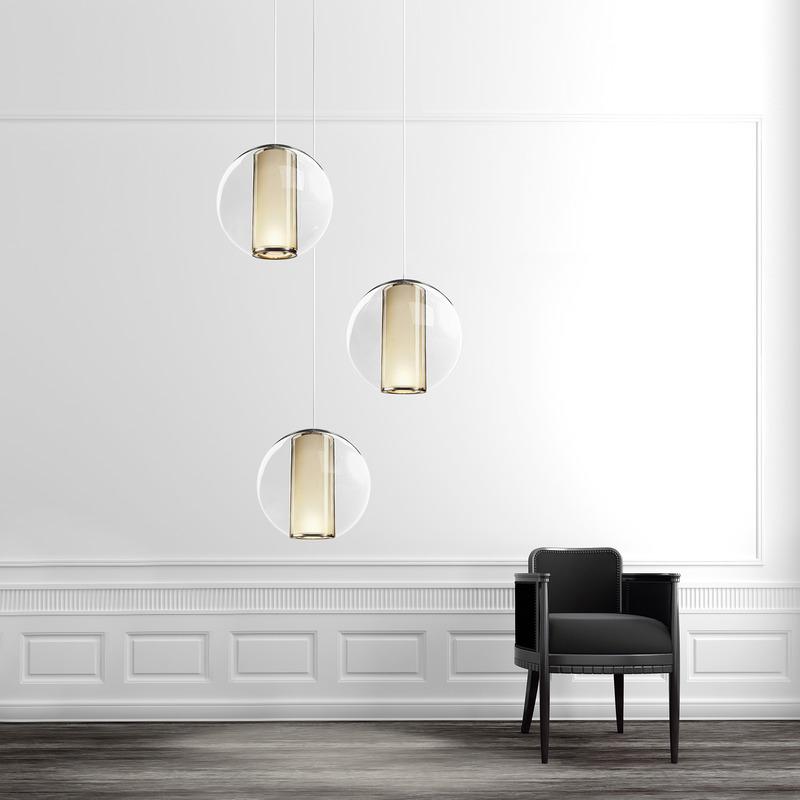 Pablo Bel Occhio Chandelier White 3 Lights