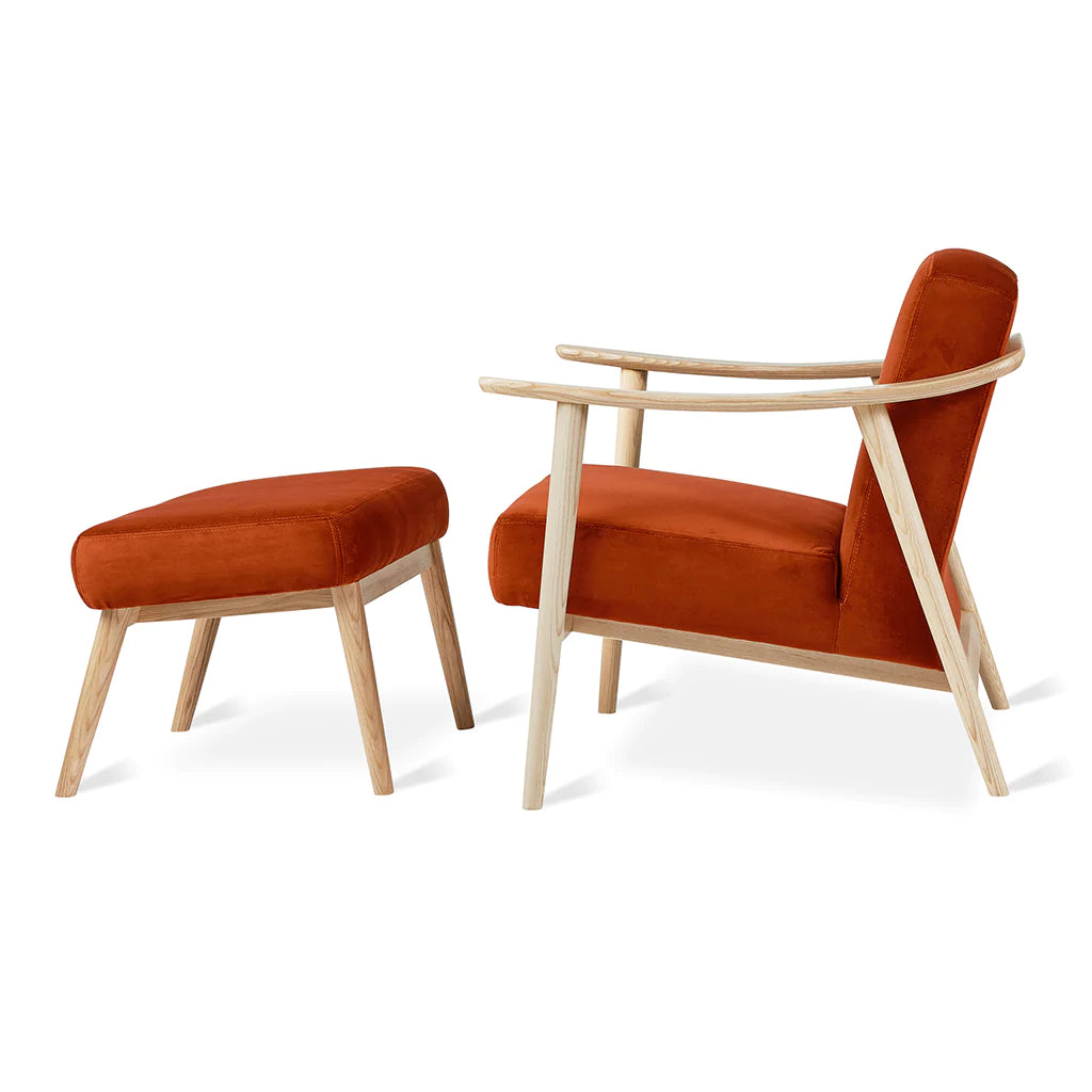 GUS Modern Baltic Chair & Ottoman