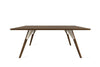 Tronk Clarke Coffee Table - Square Large Walnut White