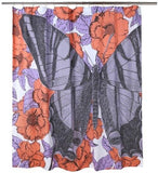Thomas Paul Butterfly Floral Shower Curtain