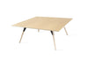 Tronk Clarke Coffee Table - Square Large Maple Black