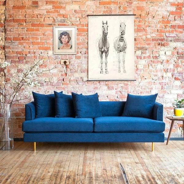 GUS Margot Sofa Velvet Spruce