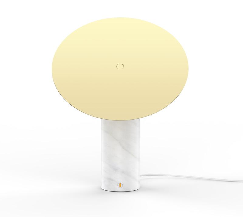 Pablo Bola Disc Table Lamp Marquina Black / Brass