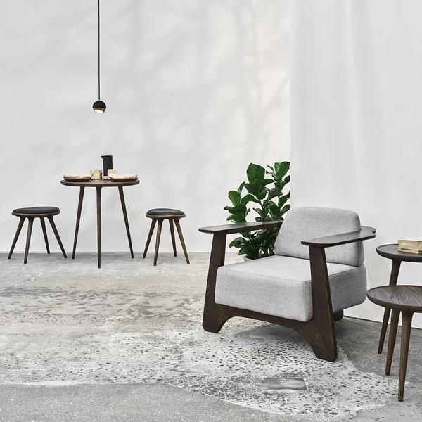 Mater Low Stool Beech - Dark Stained