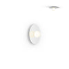 Pablo Bola Disc Wall/Ceiling Light White Small 