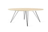 Tronk Williams Coffee Table - Oval Large Maple Black
