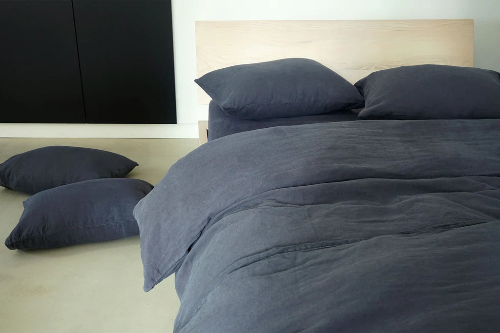 Area Eli French Back Linen & Cotton Pillowcases