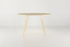 Tronk Clarke Dining Table - Oval Large Maple White