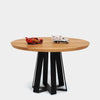 Artless ARS XL Table 36" White Oak Matte Black